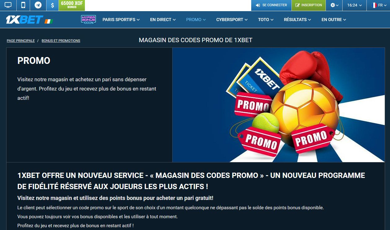 Image du programme de fidélité de 1xBet