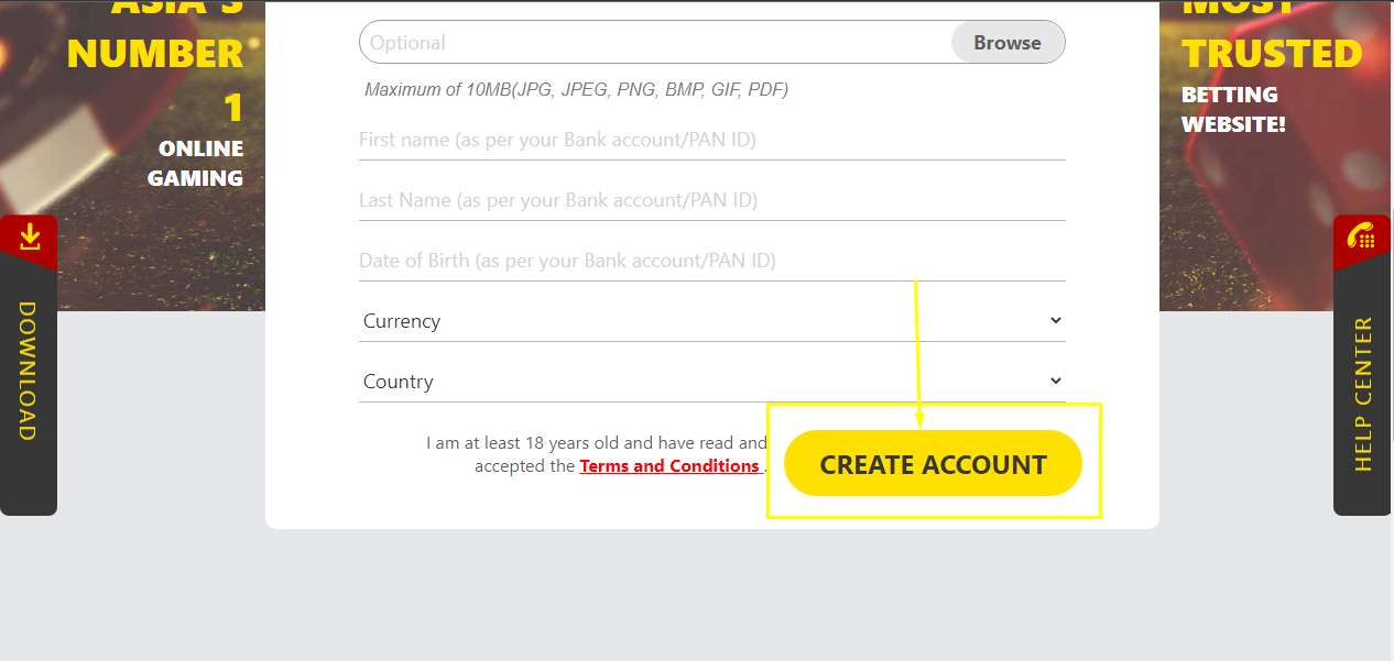 Finalize Sign Up Process