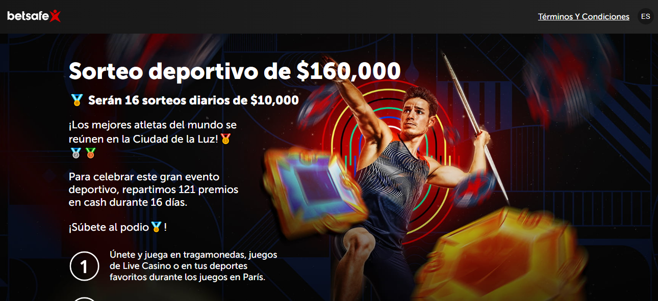 Bonos casino de Betsafe Perú