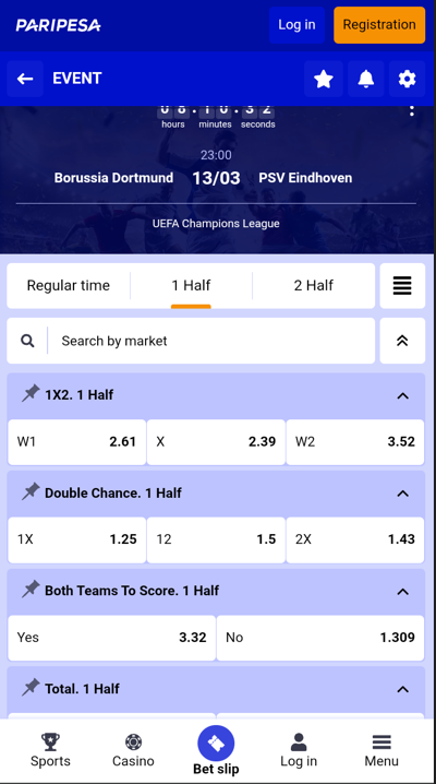 Betpawa App Kenya vs Paripesa Android App