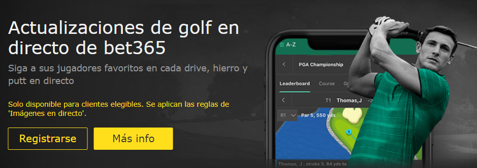 Cómo ver las actualizaciones en directo en la app de Bet365