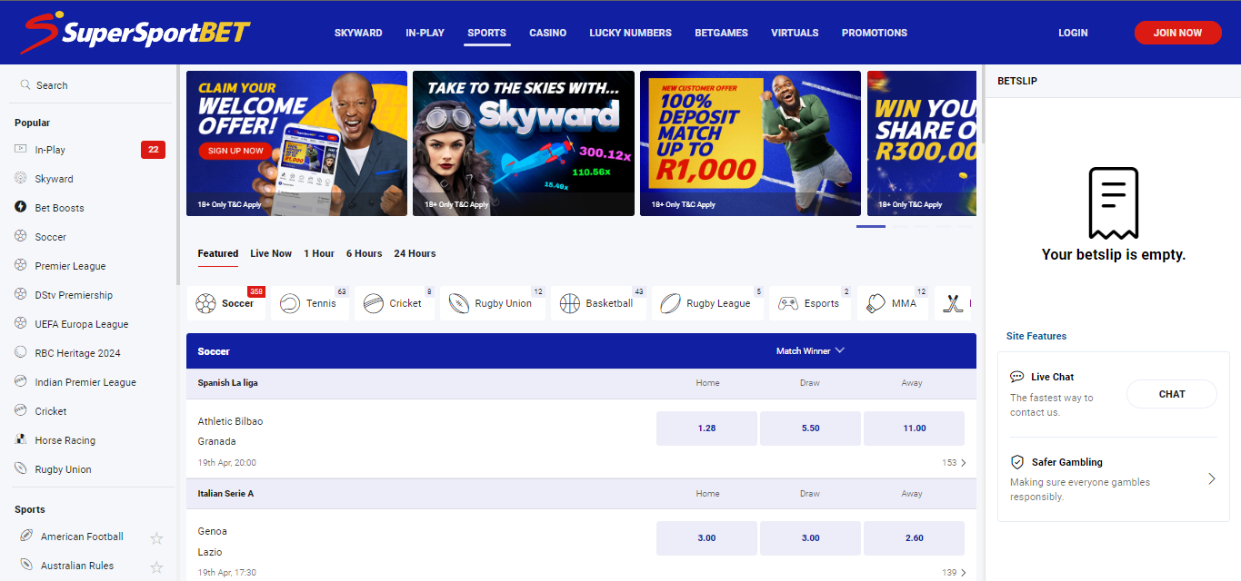 Visit Supersportbet Website