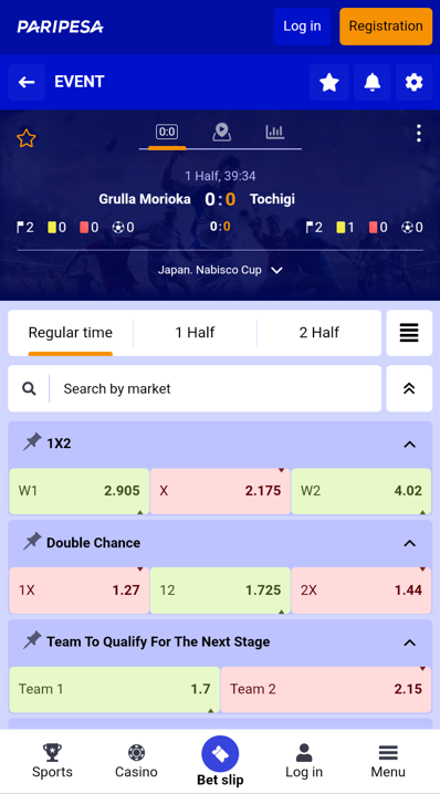 Soccabet Download vs Paripesa Mobile Version