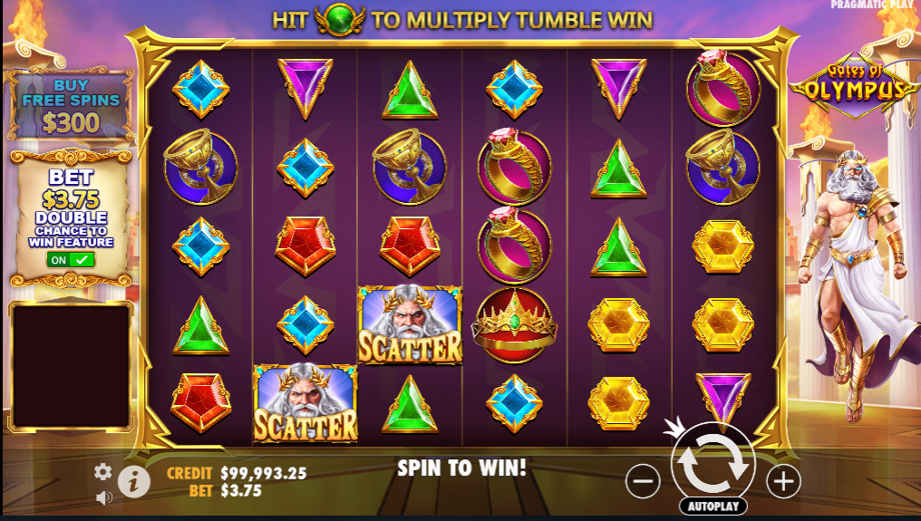 Gates of Olympus casino slot banner