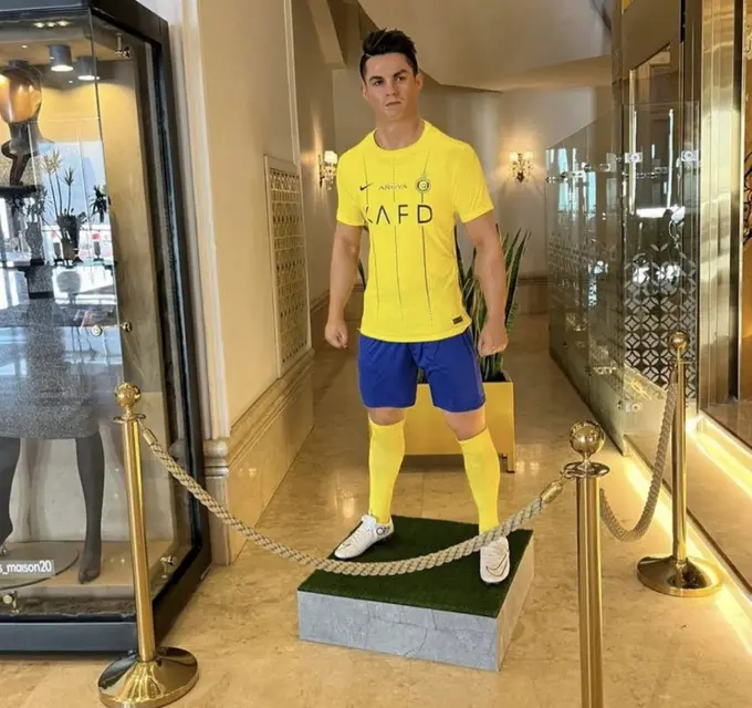 Statue of Cristiano Ronaldo