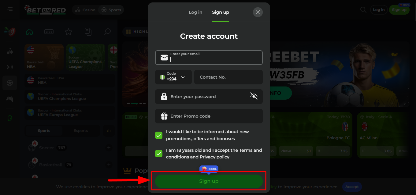 Create Account