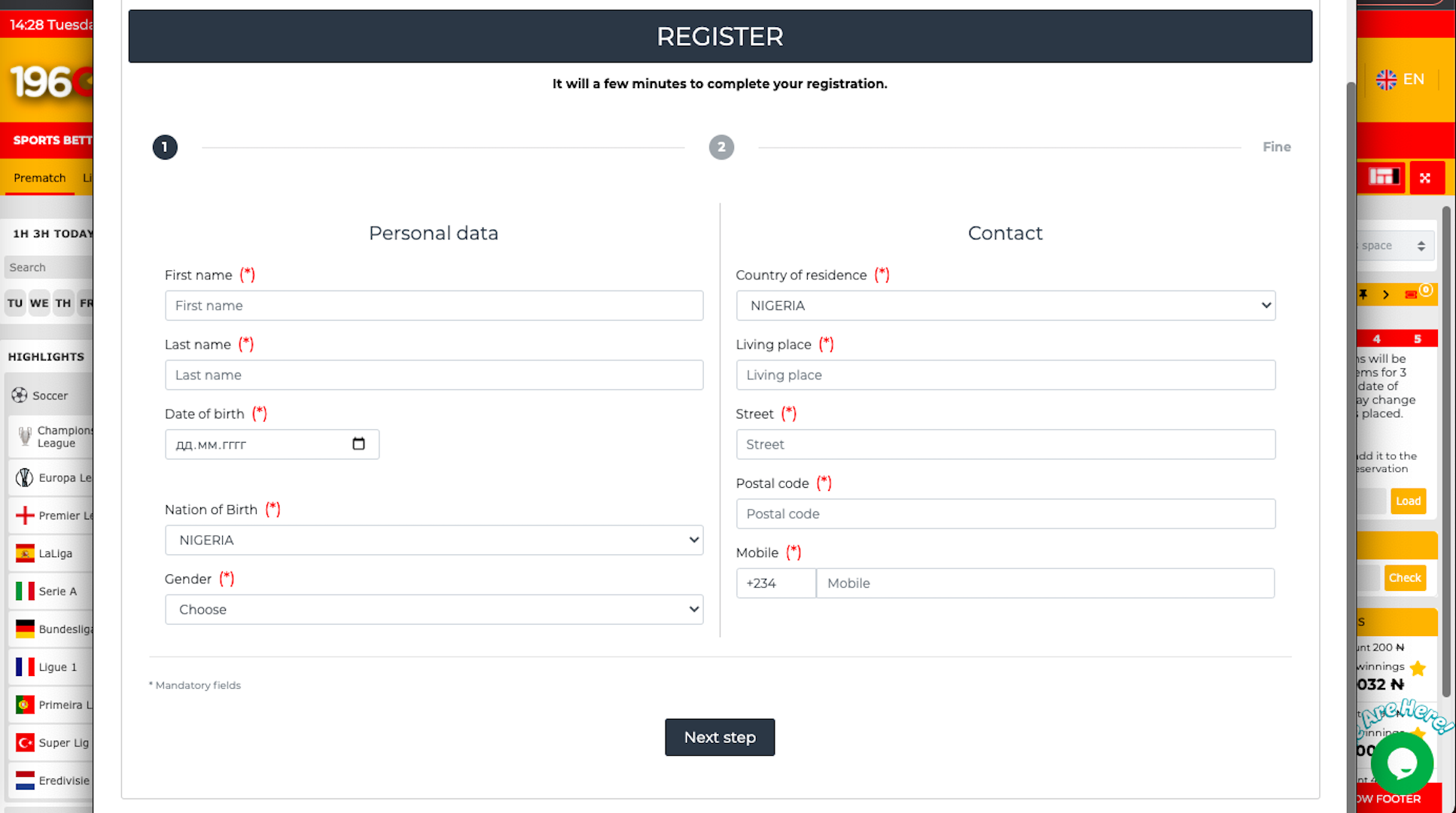 1960bet registration pop-up window