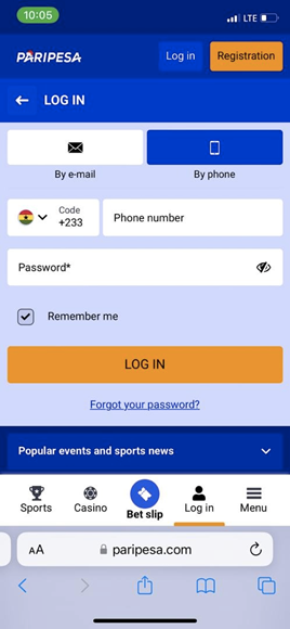 Paripesa Android App or Download Bangbet App Ghana