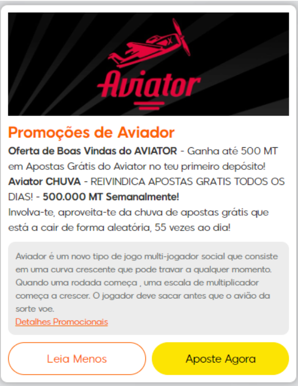 Promoção de Aviator na 888Bets