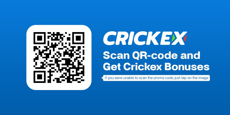 Crickex bonus page QR Code