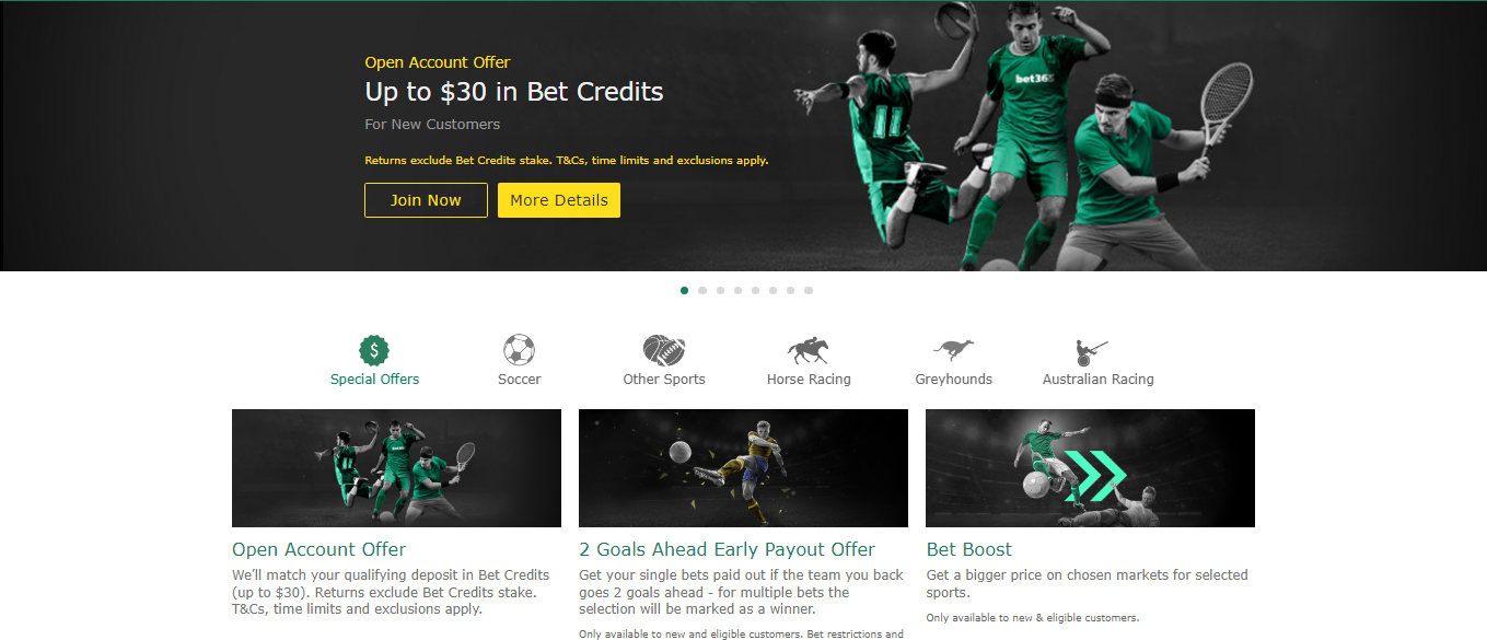 Bet365 Welcome Bonus Page