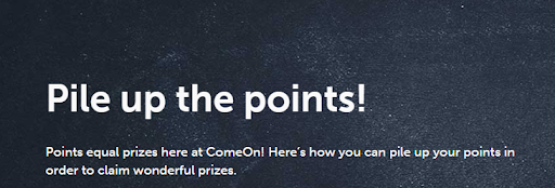 Comeon sportsbook pile up the points bonus image