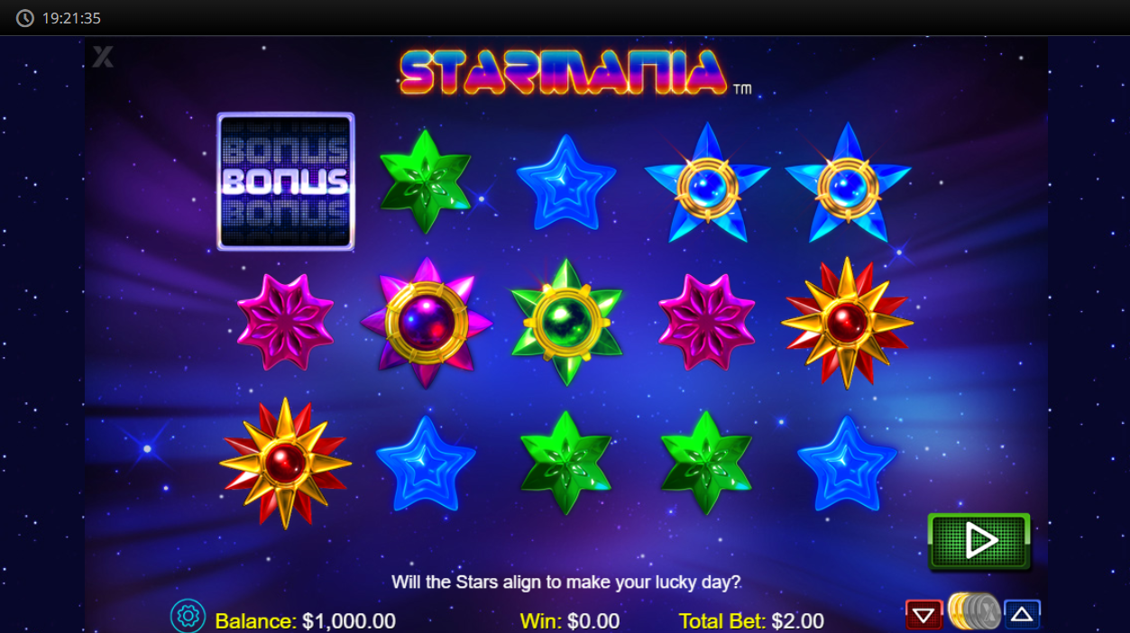 StarMania payout slot