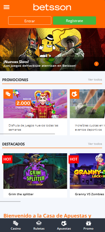 casa de apuestas betsson