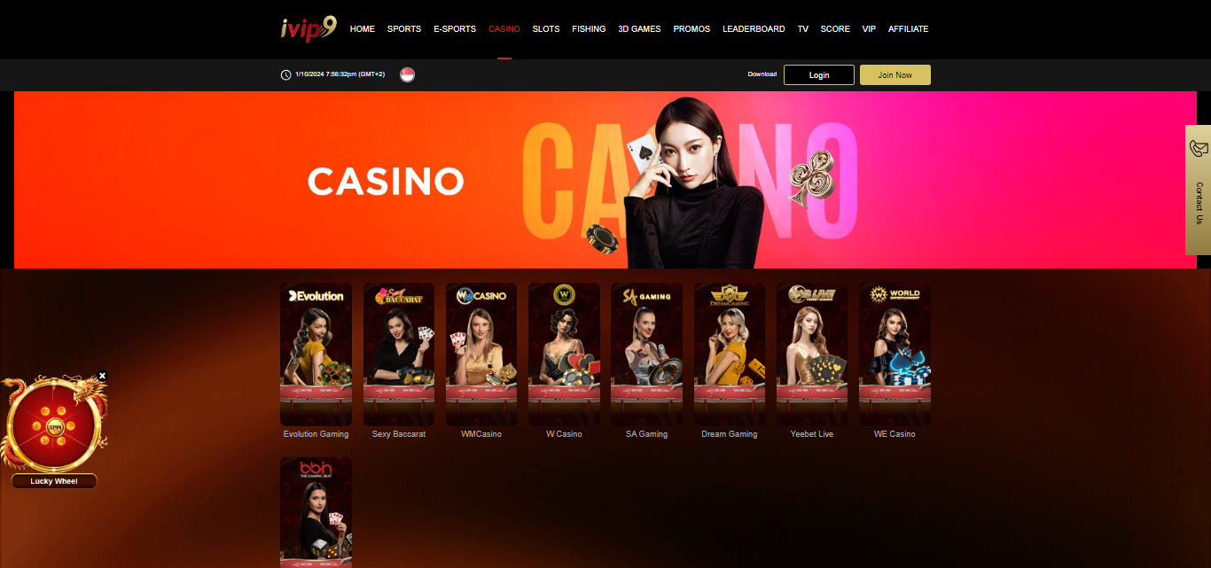 iVip9 Asia Live Casino