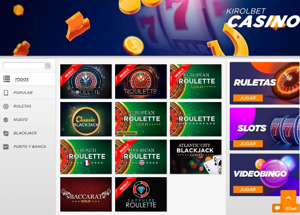 juegos casino Kirolbet