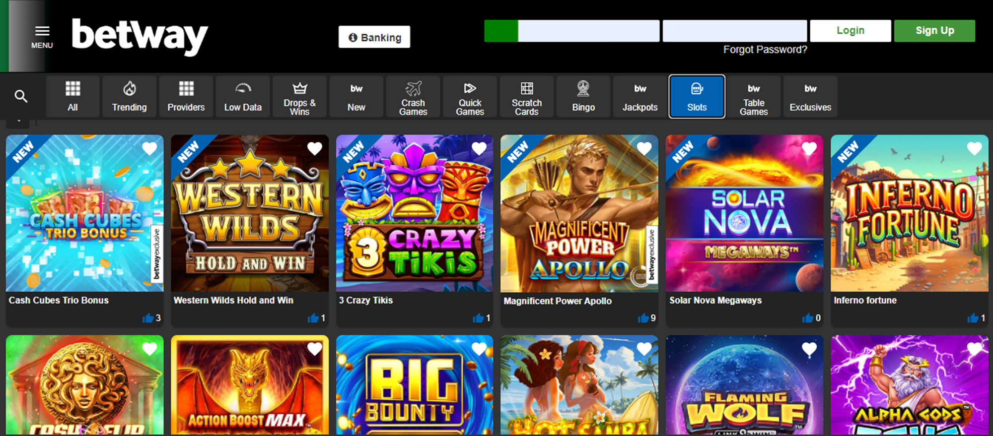 Betway Mobi Games Slot