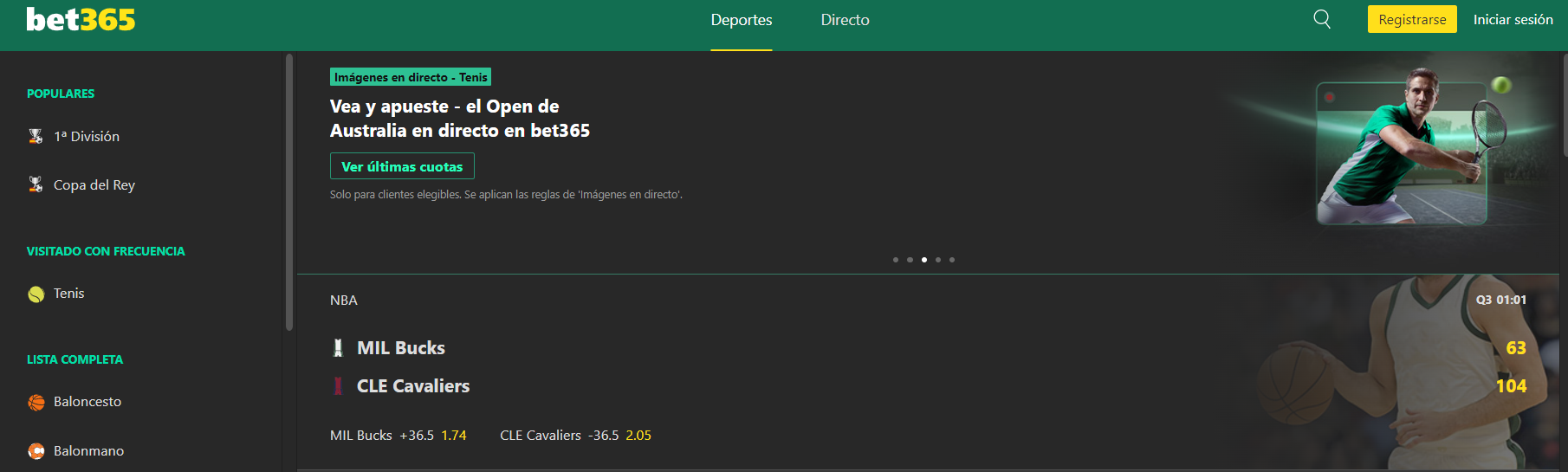 web de la casa de apuestas bet365