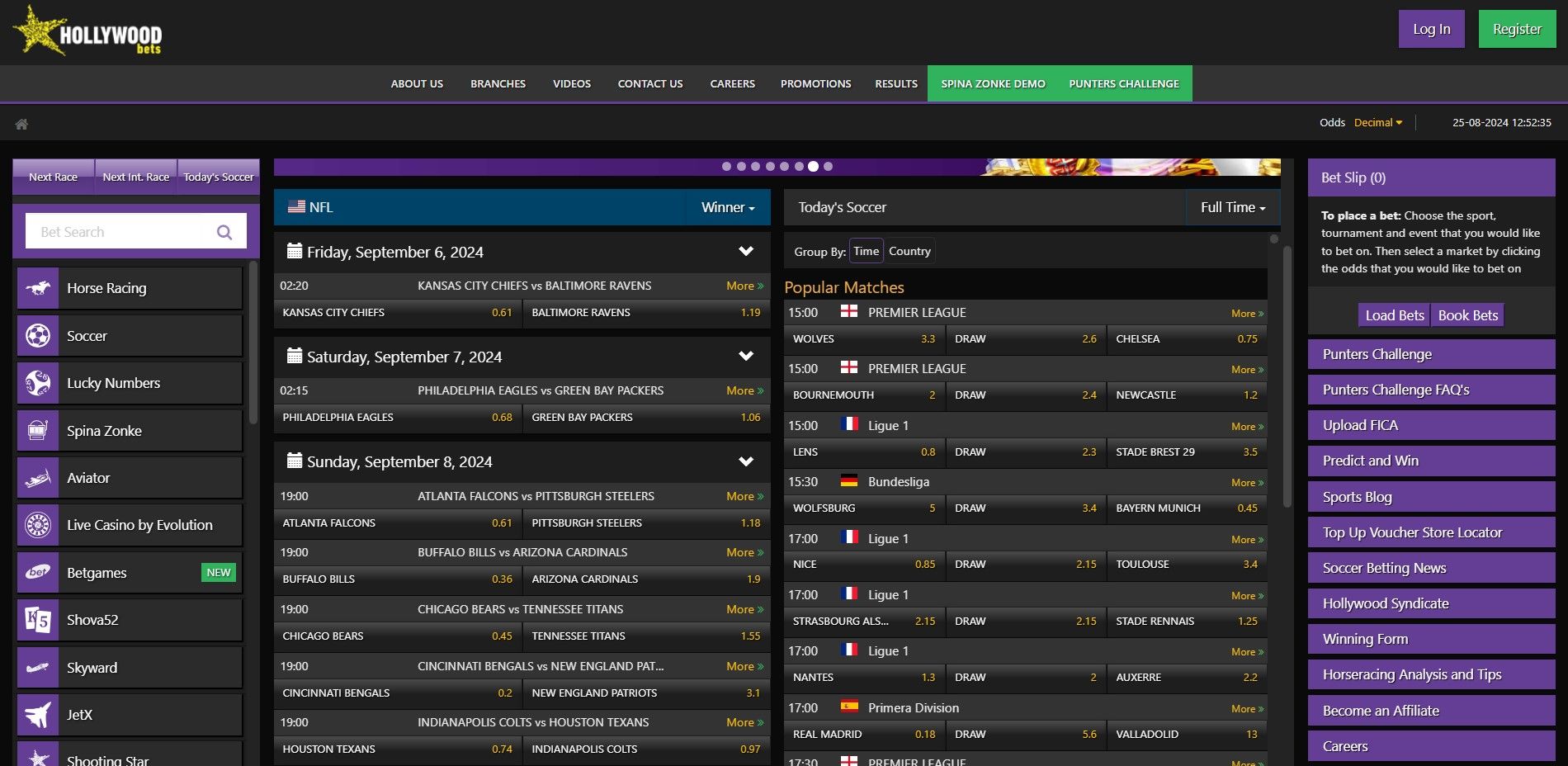 Image of Hollywoodbets online sports betting