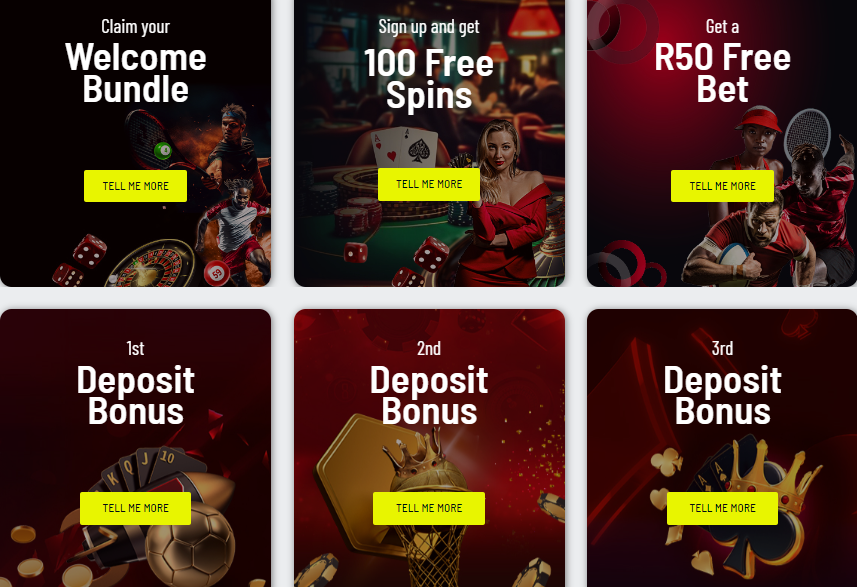 Image showing the sign-up offer at Supabets South Africa