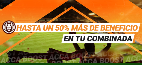 Promoción de 50% extra en combinadas