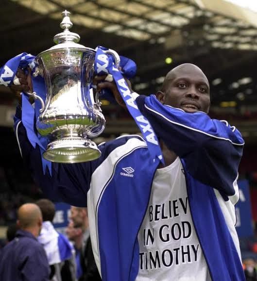 Football player George Weah