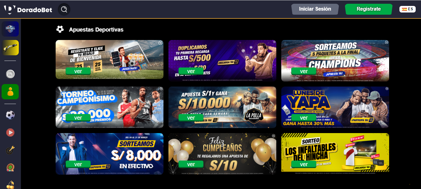 Apuestas deportivas DoradoBet