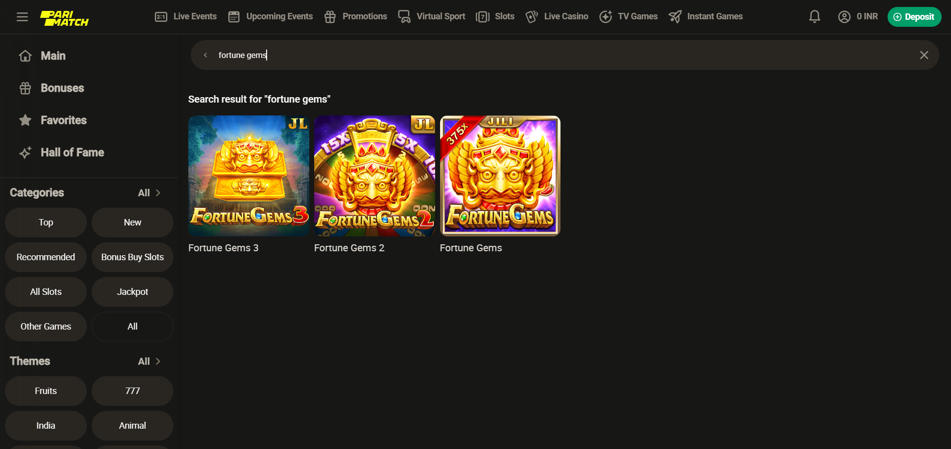 Parimatch fortune gems 2 slot game