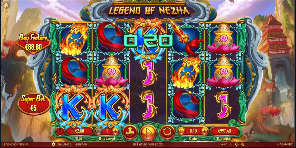 Legend of Nezha slot machine image