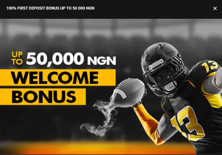 An image of the Melbet Nigeria welcome bonus