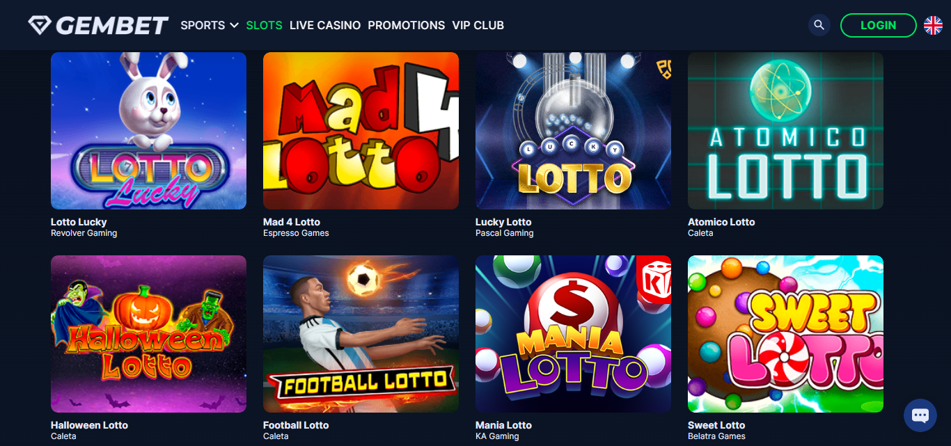 Gembet Asia Online Lottery