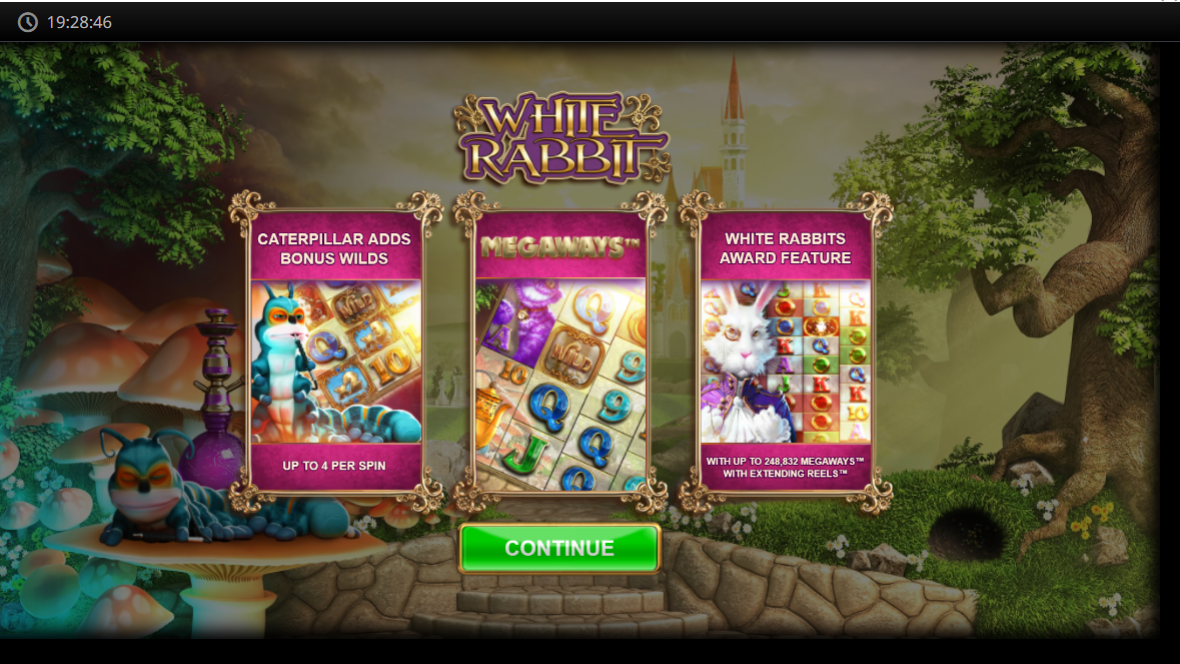 Payout slot white rabbit megaways