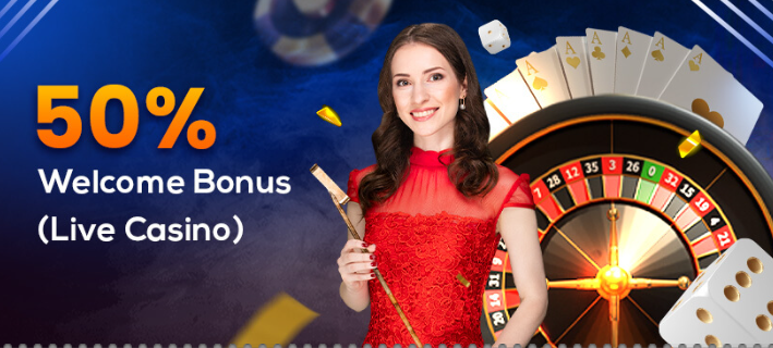 Live casino welcome bonus on Nagad88