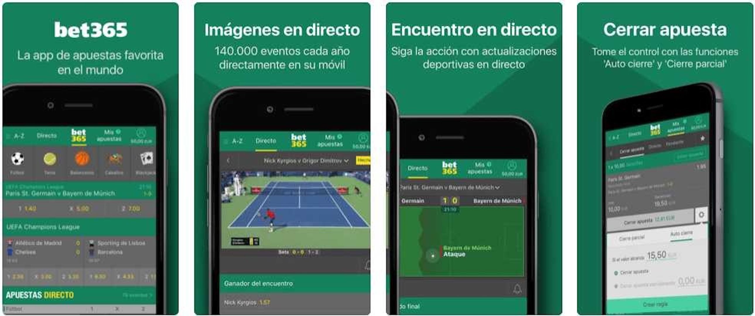 Aplicación para Android de Bet365