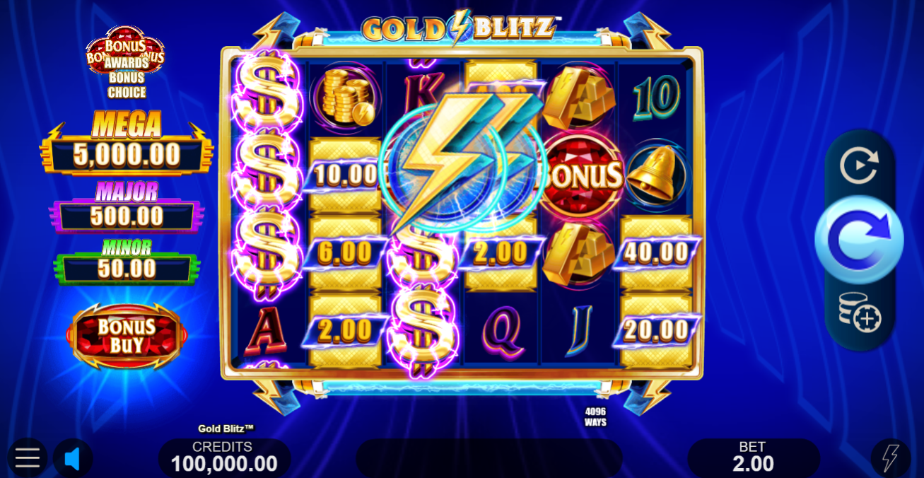 Gold Blitz online classic slot