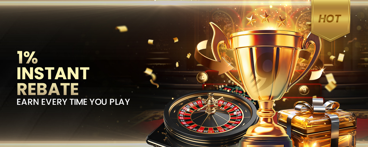 iVip9 Asia Instant Rebate Casino Welcome Bonus 1%