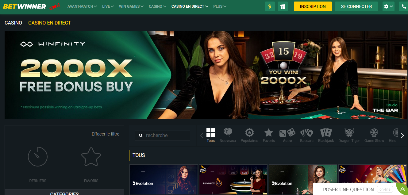 Casino Betwinner