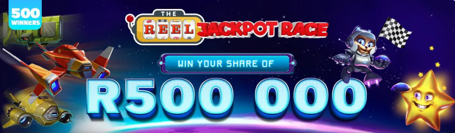 The Lotto star Casino Reel Jackpot Race Tournament banner