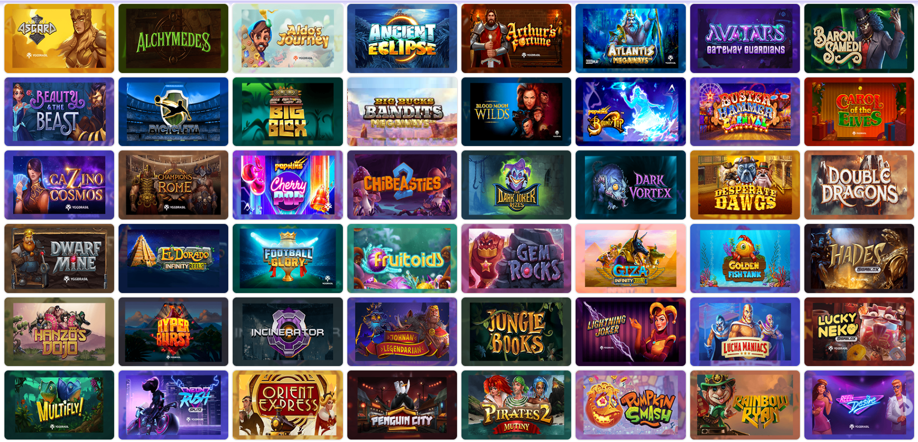 Image of Hollywoodbets YGGDrasil Games