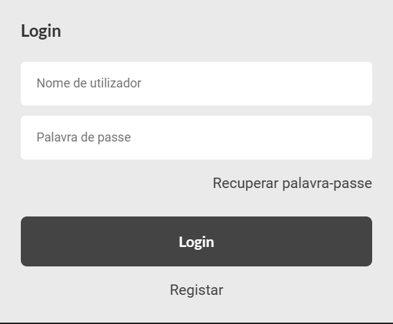 Login na Betway MZ com a opção de recuperar a palavra-passe