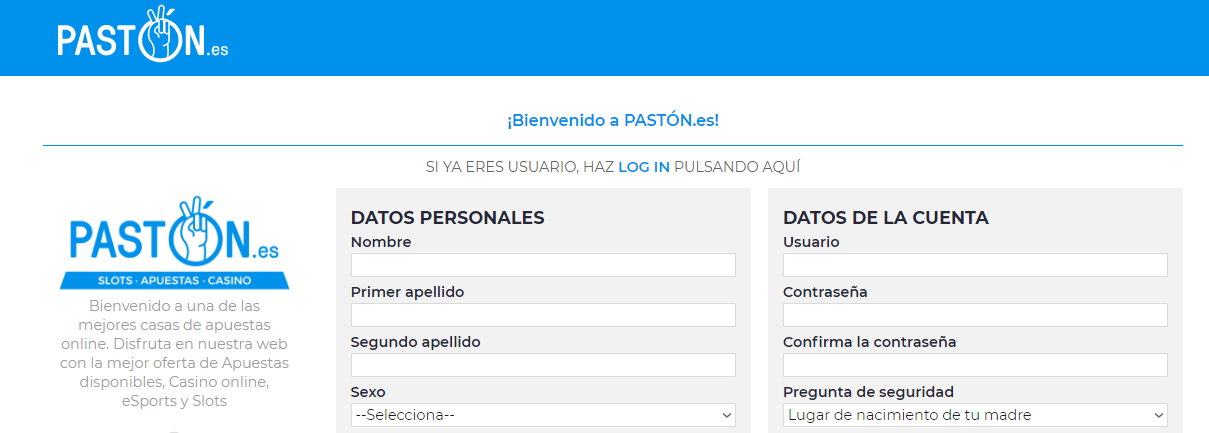 Paston Registro