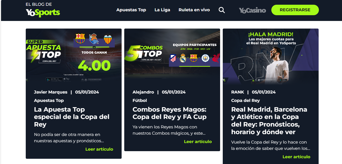 YoSports pronósticos y análisis