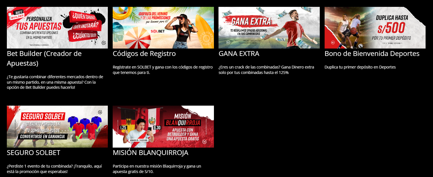 captura promociones Solbet