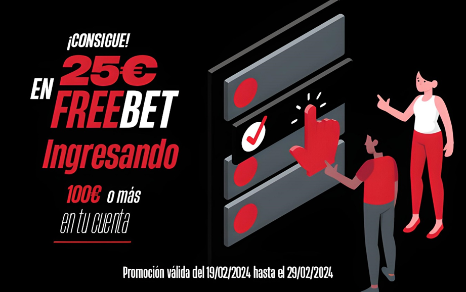 Freebet de 25 EUR para nuevos usuarios de Aupabet