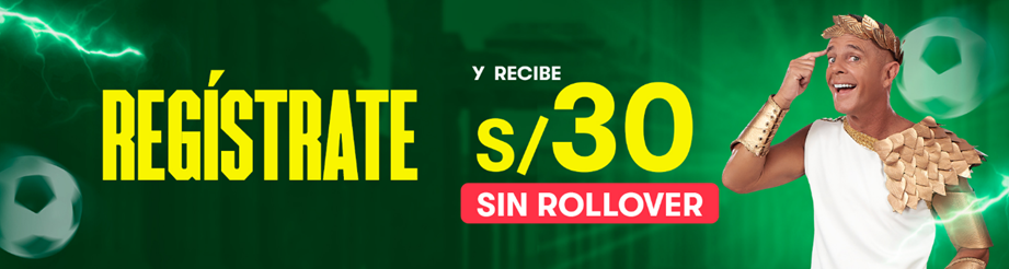 Bono de S/ 30 por registrarse en Olimpo Bet