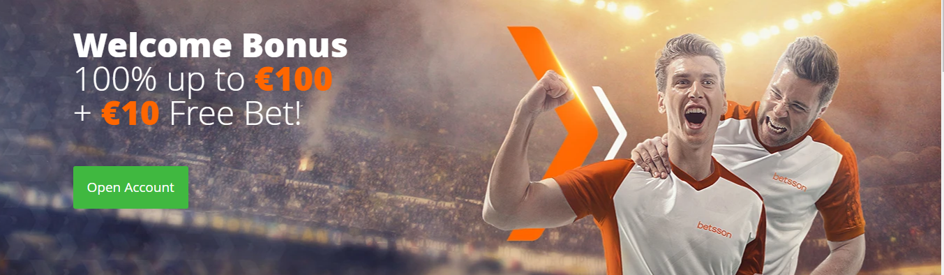 Betsson Betsson 100% welcome bonus