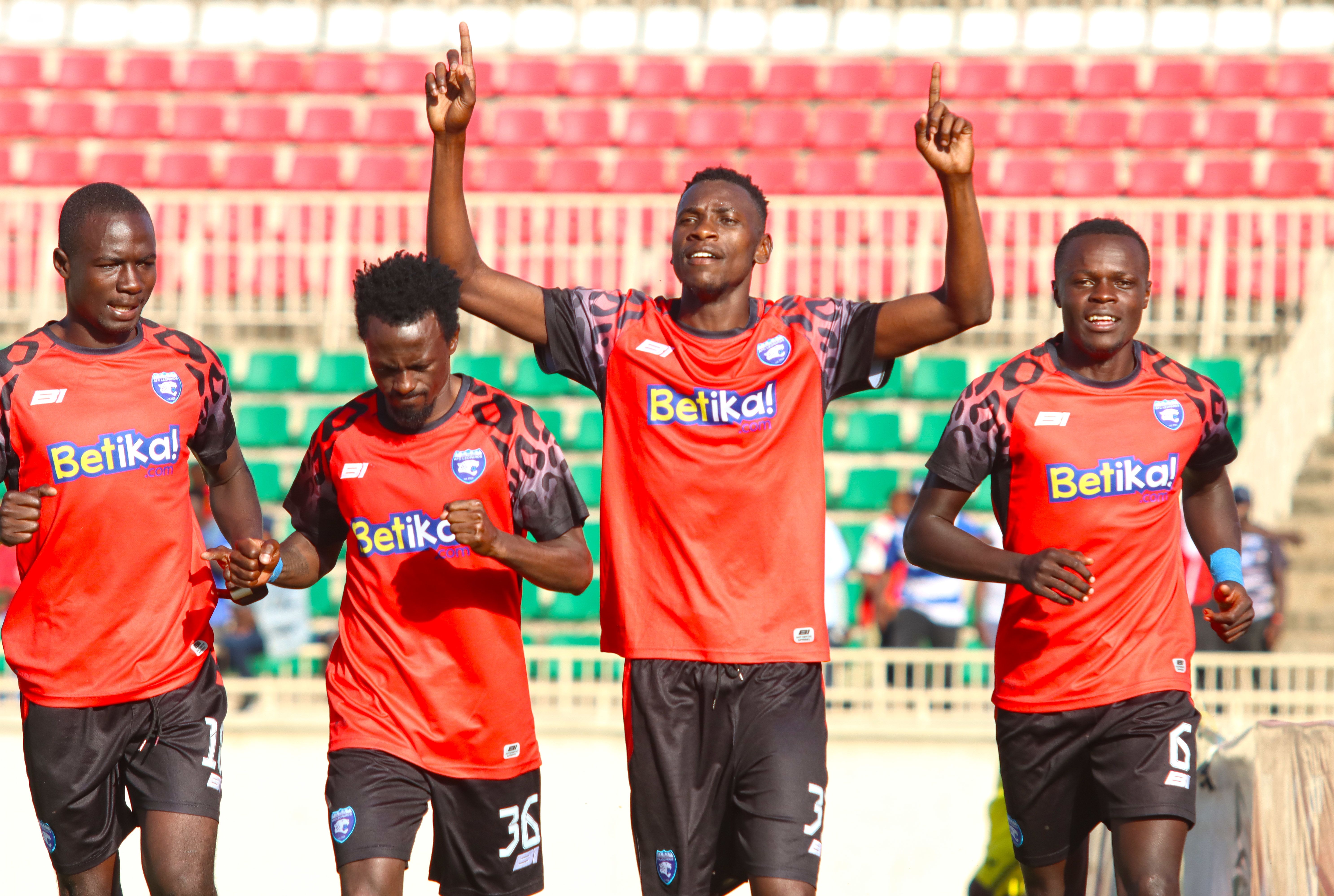 AFC Leoparfdxs players celebrate in a past match