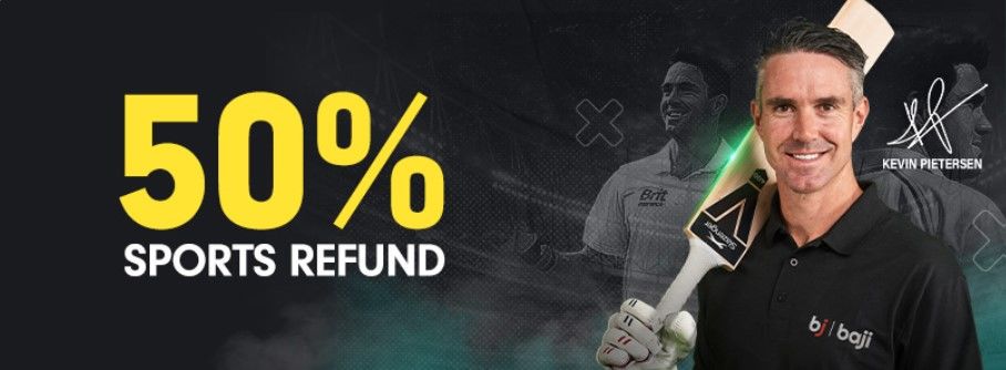 50% Sports Refund welcome offer image