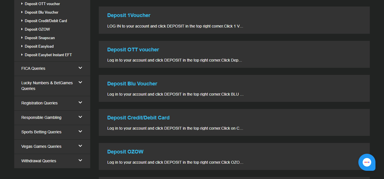 Deposit