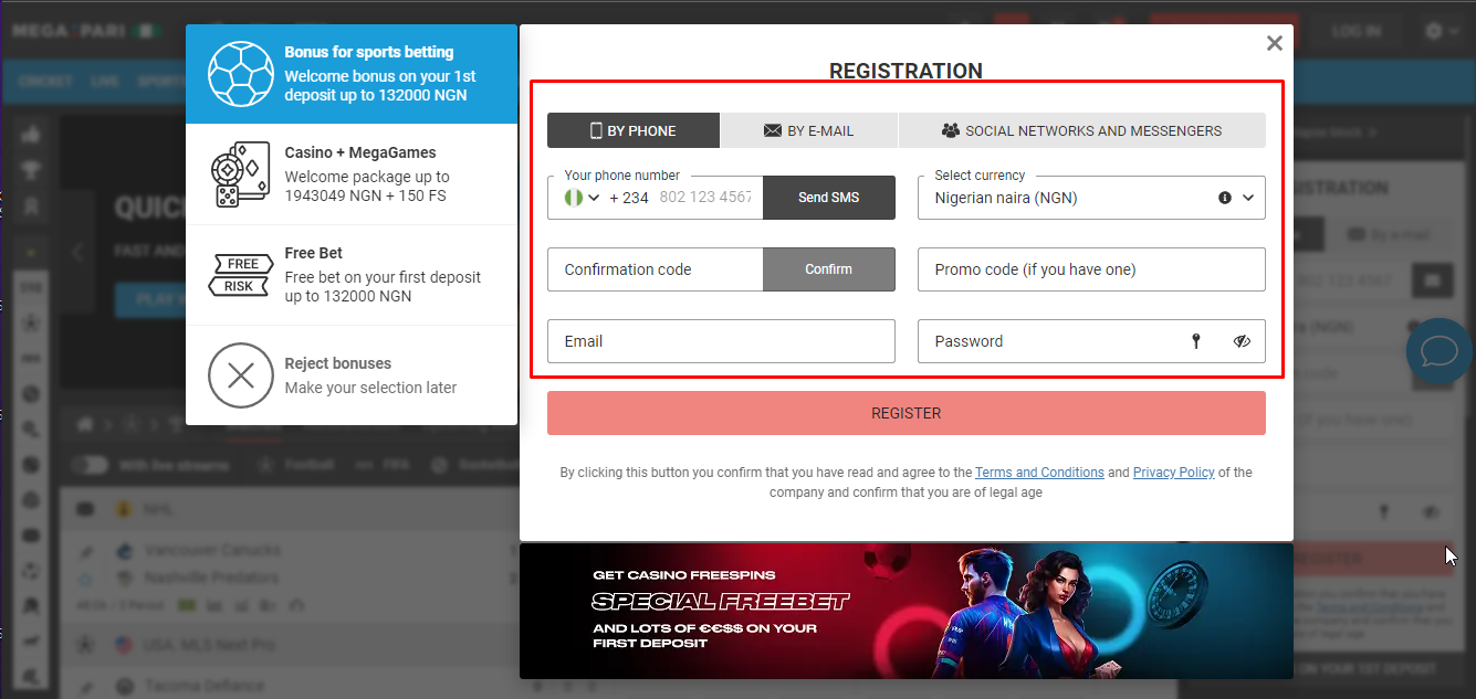 Register Details